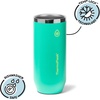 ThermoFlask 12 oz Slim Can Cooler – 2-in-1 Insulated Cup – Durable, Stainless Steel with Non-Slip Base – Dishwasher-Safe – Shocking Pink(Screamin’ Green)