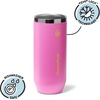 ThermoFlask 12 oz Slim Can Cooler – 2-in-1 Insulated Cup – Durable, Stainless Steel with Non-Slip Base – Dishwasher-Safe – Shocking Pink(Shocking Pink)