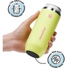 ThermoFlask 12 oz Slim Can Cooler – 2-in-1 Insulated Cup – Durable, Stainless Steel with Non-Slip Base – Dishwasher-Safe – Shocking Pink(Unmellow Yellow)