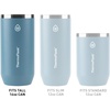 ThermoFlask 16 oz Tall Can Cooler – 2-in-1 Insulated Cup – Durable, Stainless Steel with Non-Slip Base – Dishwasher-Safe – Vivid Blue(Shocking Pink)