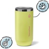ThermoFlask 16 oz Tall Can Cooler – 2-in-1 Insulated Cup – Durable, Stainless Steel with Non-Slip Base – Dishwasher-Safe – Vivid Blue(Unmellow Yellow)