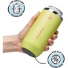 ThermoFlask 16 oz Tall Can Cooler – 2-in-1 Insulated Cup – Durable, Stainless Steel with Non-Slip Base – Dishwasher-Safe – Vivid Blue(Unmellow Yellow)