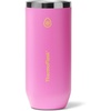 ThermoFlask 12 oz Slim Can Cooler – 2-in-1 Insulated Cup – Durable, Stainless Steel with Non-Slip Base – Dishwasher-Safe – Shocking Pink(Shocking Pink)