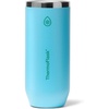 ThermoFlask 12 oz Slim Can Cooler – 2-in-1 Insulated Cup – Durable, Stainless Steel with Non-Slip Base – Dishwasher-Safe – Shocking Pink(Vivid Blue)